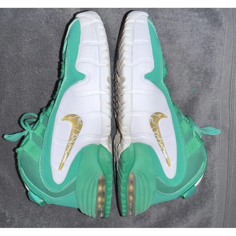 Nike Air Max Penny 1 FQ8349-324 Boys Size 5Y Basketball Stadium Green Sneakers